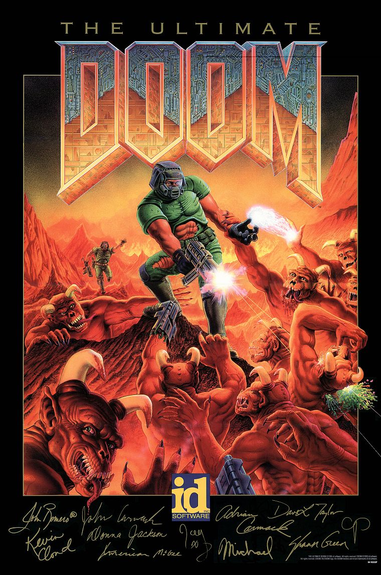 Doom, posters - desktop wallpaper