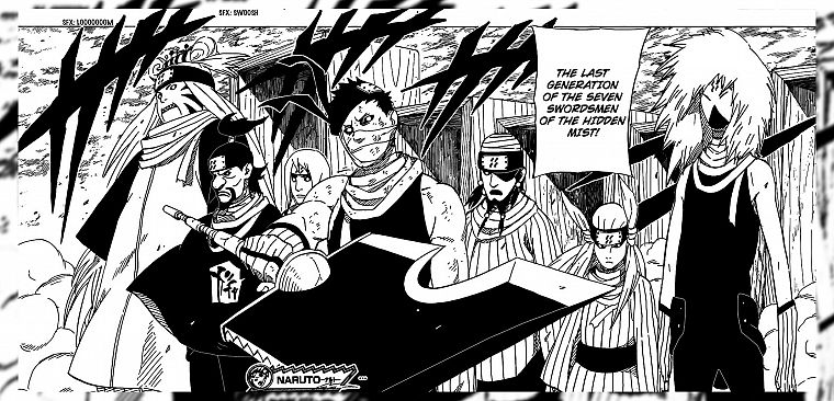 Naruto: Shippuden, manga, Seven Swordsman, Zabuza Momochi - desktop wallpaper