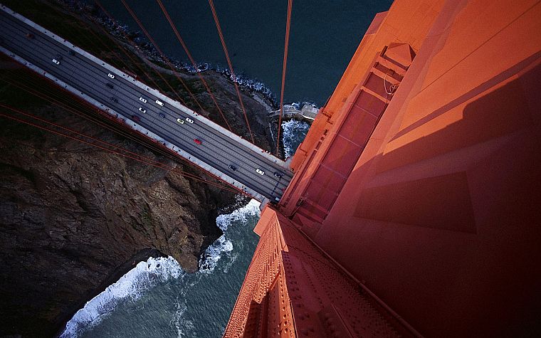 tower, Golden Gate Bridge - desktop wallpaper