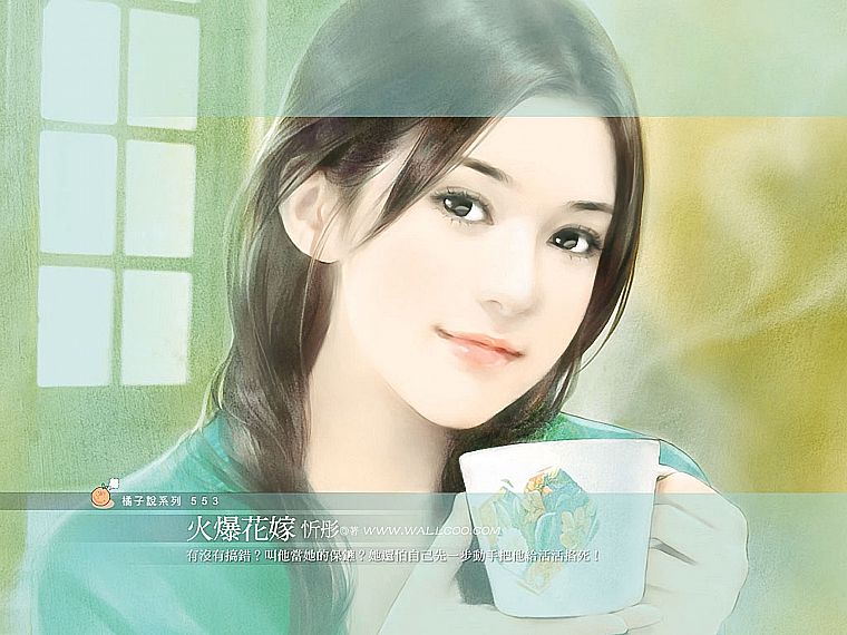 women, paintings, Chinese - desktop wallpaper
