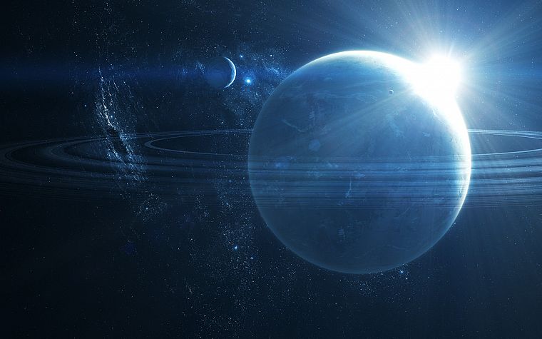 outer space, planets, DeviantART - desktop wallpaper