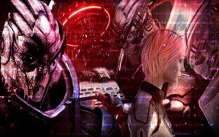 Mass Effect, science fiction, FemShep, Commander Shepard - desktop wallpaper