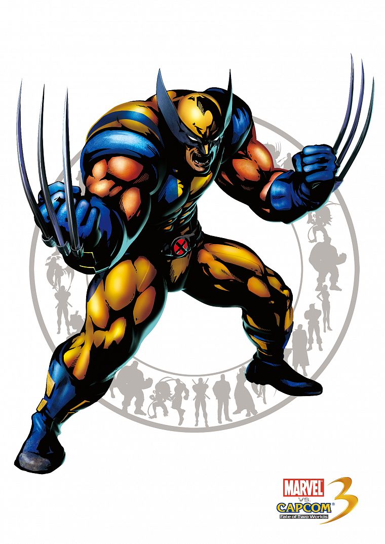 Wolverine, Marvel vs Capcom - desktop wallpaper