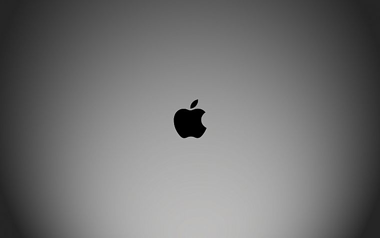 minimalistic, Apple Inc., Macintosh, logos - desktop wallpaper