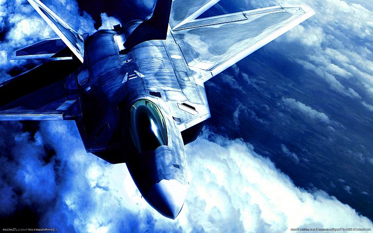 video games, aircraft, F-22 Raptor - desktop wallpaper