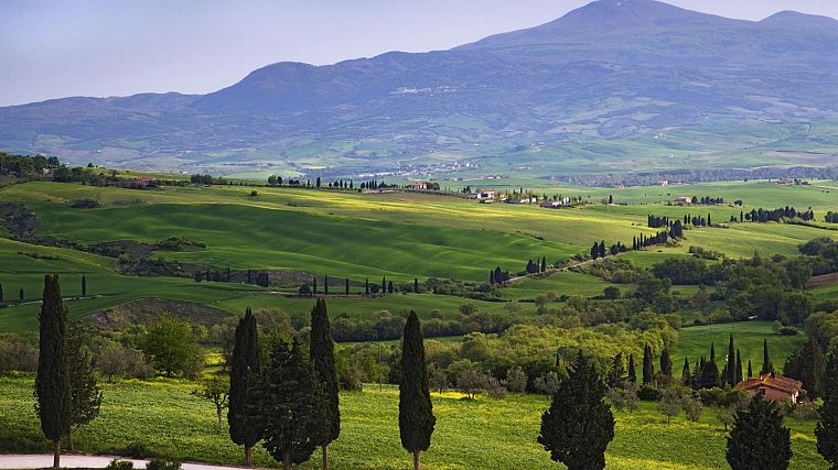hills, Italy - desktop wallpaper