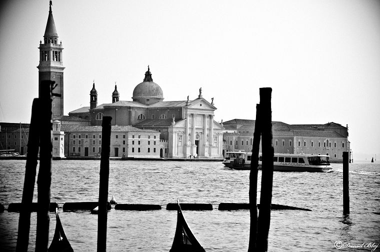 cityscapes, architecture, buildings, grayscale, Venice - desktop wallpaper