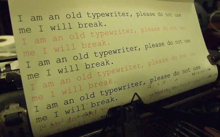 typewriters - desktop wallpaper