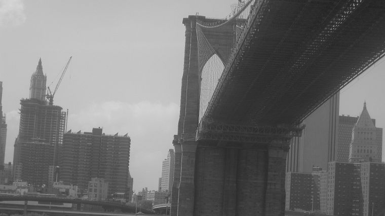 bridges, New York City, cities - desktop wallpaper