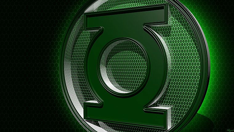 Green Lantern, DC Comics, logos - desktop wallpaper