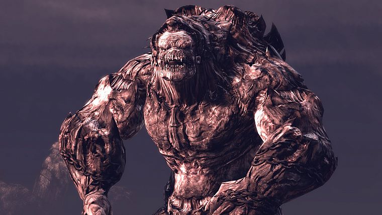 monsters, Gears of War, digital art - desktop wallpaper