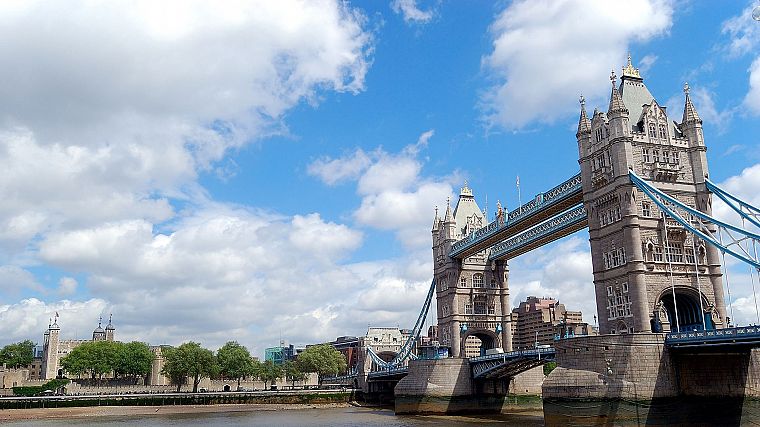 architecture, London, buildings, Tower Bridge, cities - desktop wallpaper