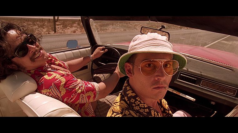 movies, cars, Fear and Loathing in Las Vegas, screenshots, sunglasses - desktop wallpaper