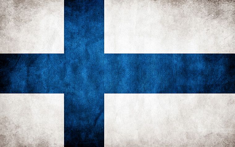flags, Finland - desktop wallpaper