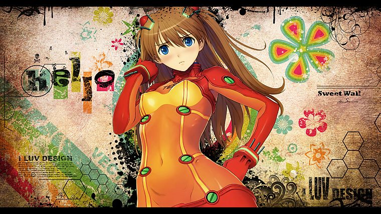 Neon Genesis Evangelion, Asuka Langley Soryu, anime girls - desktop wallpaper