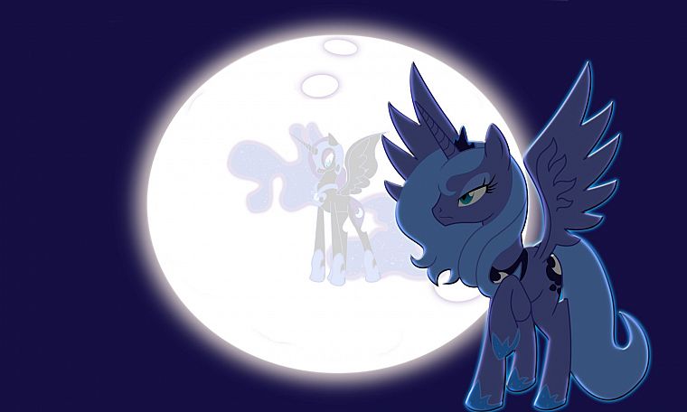 Moon, My Little Pony, Princess Luna, Nightmare Moon - desktop wallpaper