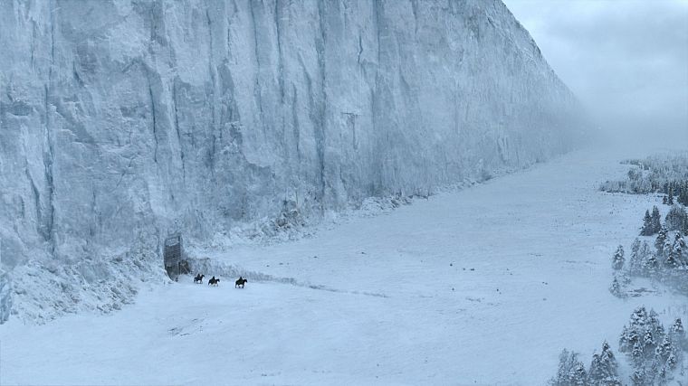 winter, snow, wall, Game of Thrones, TV series - desktop wallpaper