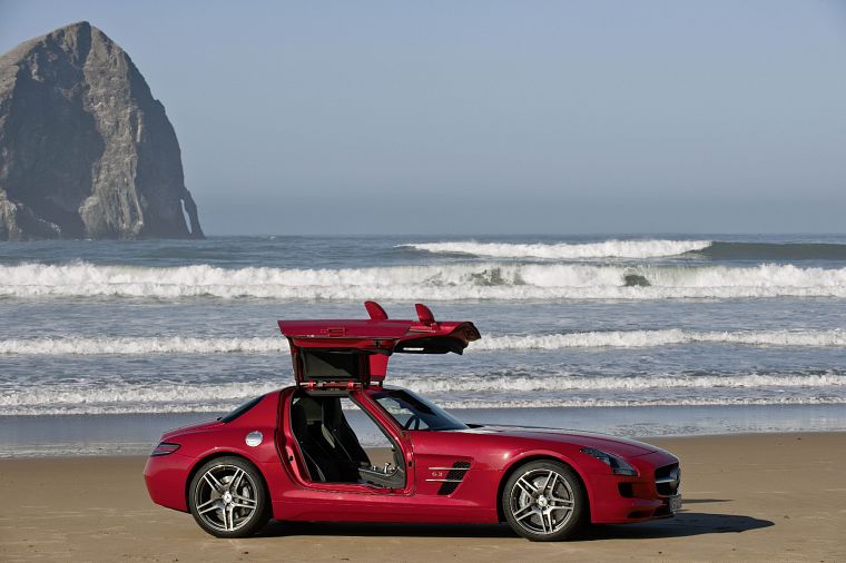 cars, Mercedes-Benz, beaches - desktop wallpaper