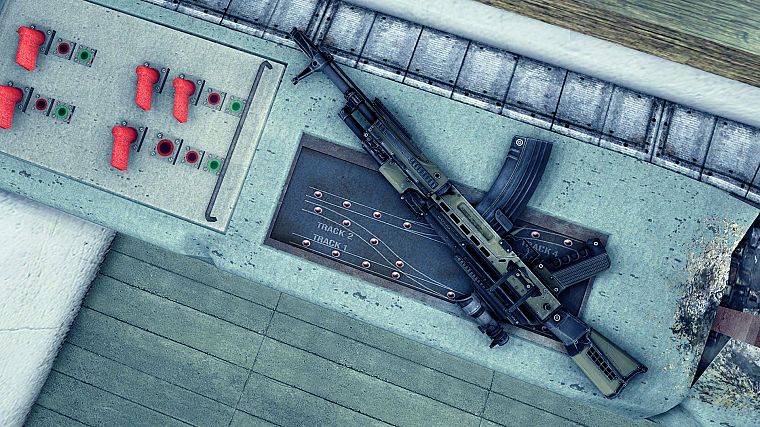 Crysis, AK-47, ak-74, kalashnikov - desktop wallpaper