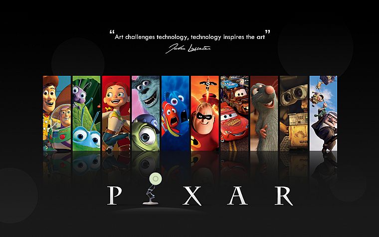 Pixar, movies, Wall-E, cars, quotes, Up (movie), Finding Nemo, Ratatouille, Toy Story, The Incredibles, A Bug's Life - desktop wallpaper