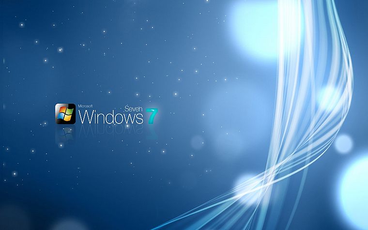 Windows 7, technology, Microsoft Windows, logos - desktop wallpaper