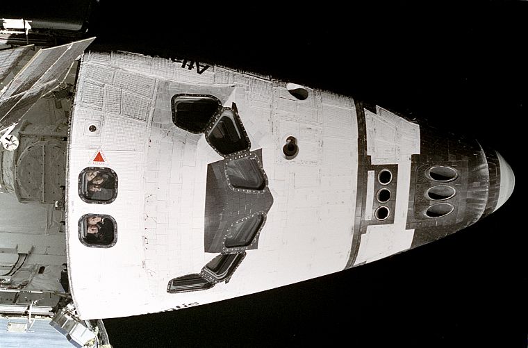 outer space, Space Shuttle, Atlantis, astronauts, Space Shuttle Atlantis - desktop wallpaper