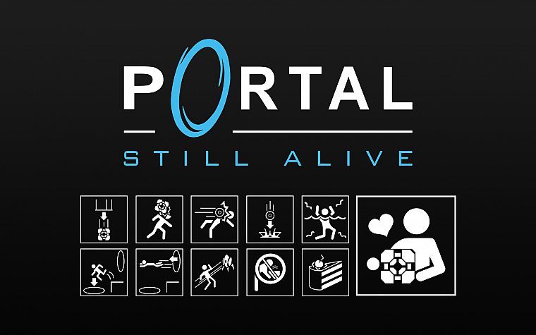 Portal, Still alive - desktop wallpaper