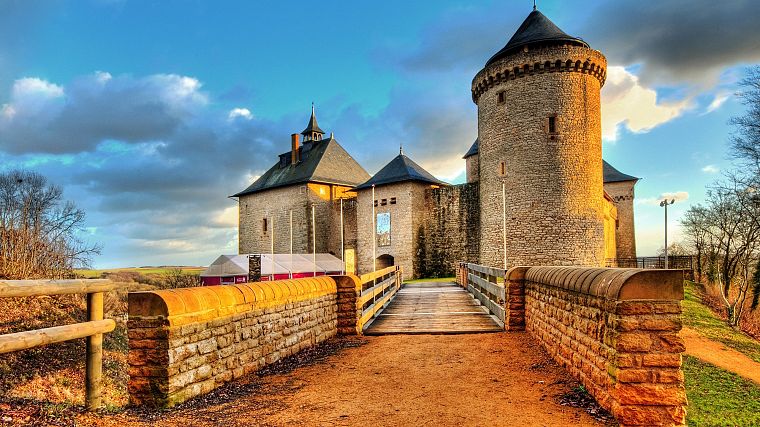 castles, HDR photography - desktop wallpaper