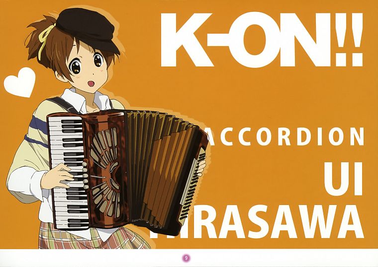 K-ON!, Hirasawa Ui - desktop wallpaper