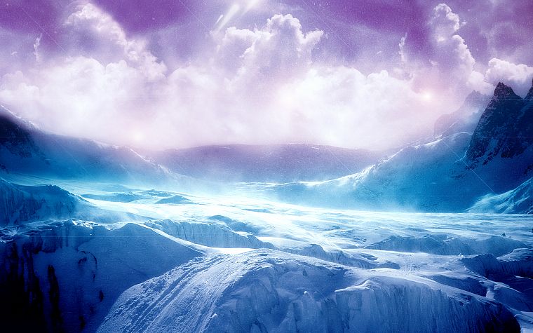 glacier, Iced Earth - desktop wallpaper
