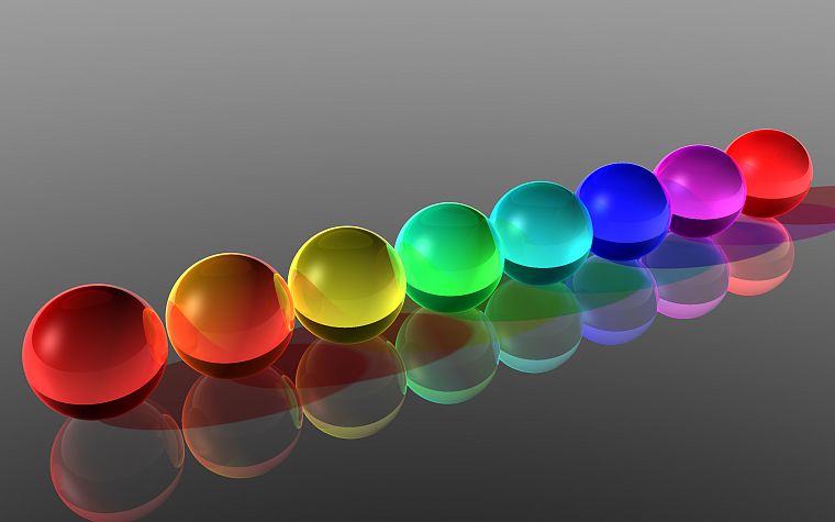 abstract, glass, balls, glass art - desktop wallpaper