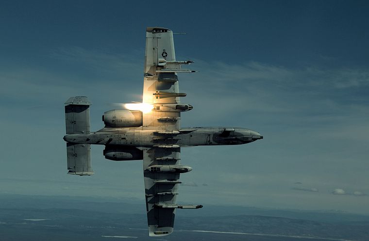 aircraft, missiles, A-10 Thunderbolt II - desktop wallpaper