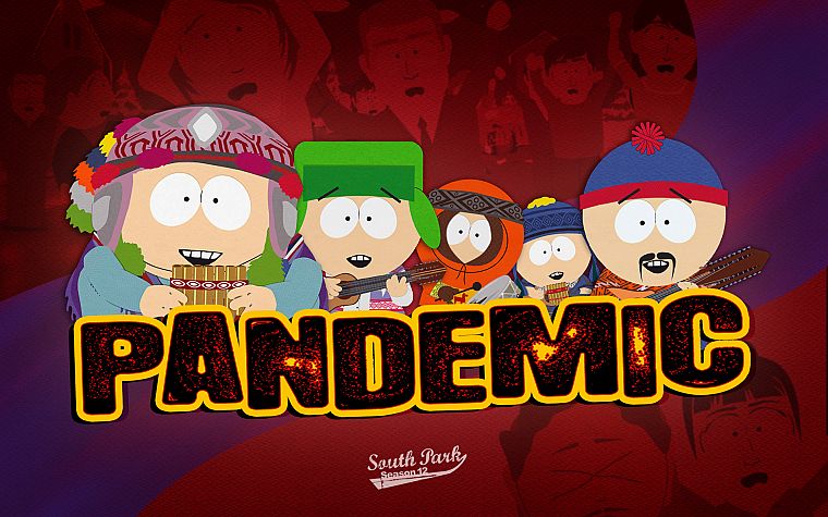 South Park, instruments, Eric Cartman, Stan Marsh, peruvian, Kenny McCormick, Kyle Broflovski - desktop wallpaper