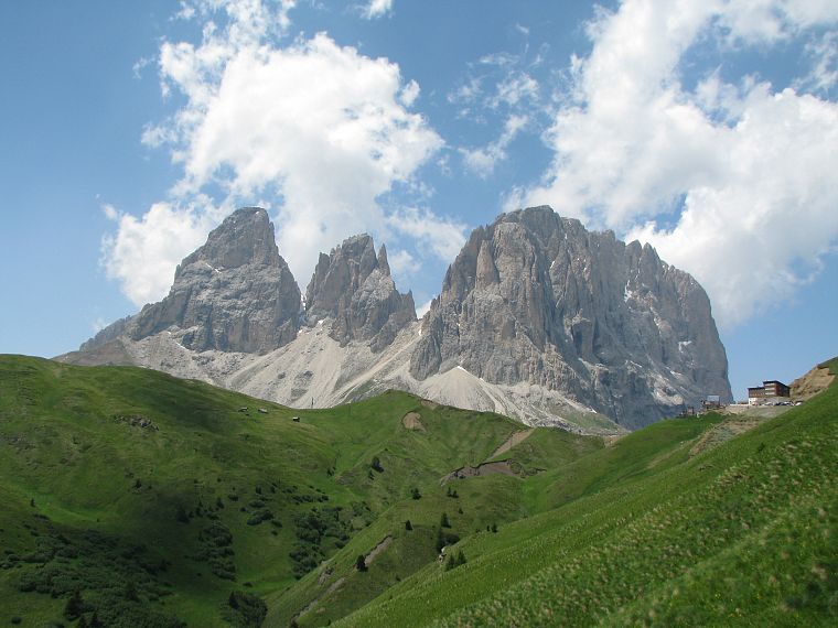 mountains, nature, rocks - desktop wallpaper