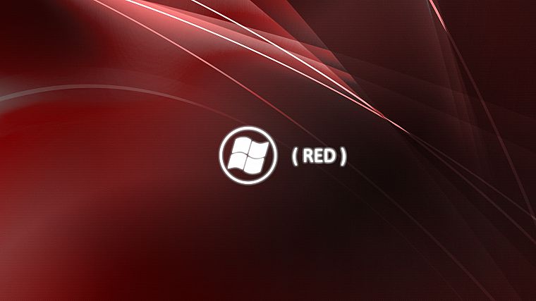 red, Microsoft Windows, logos - desktop wallpaper