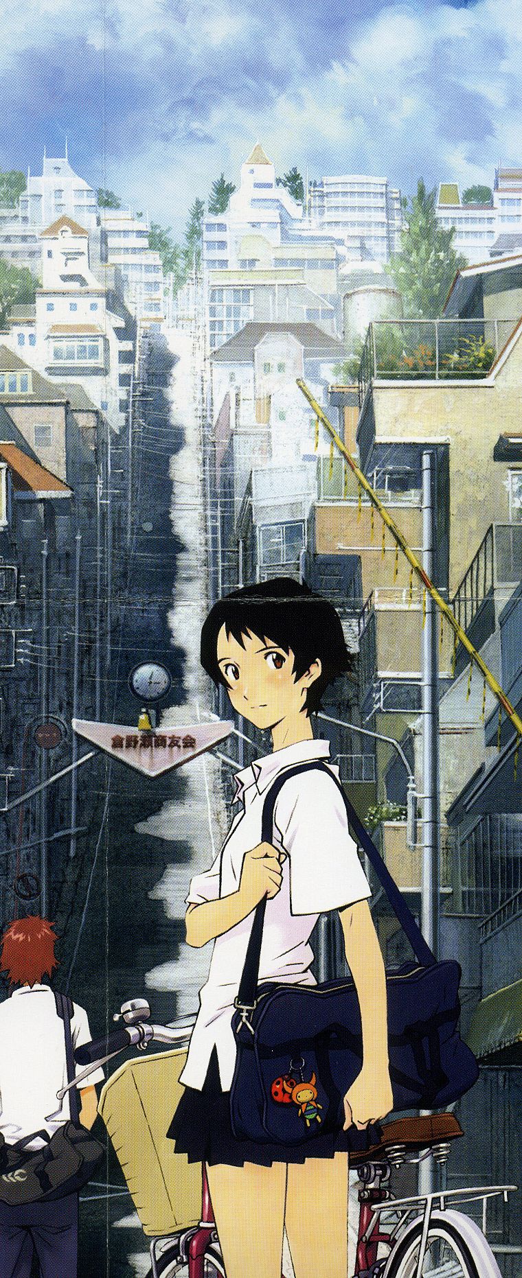 bicycles, The Girl Who Leapt Through Time, Konno Makoto, Chiaki Mamiya - desktop wallpaper