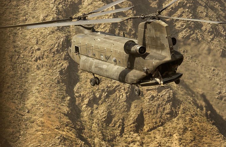 aircraft, military, helicopters, vehicles, CH-47 Chinook - desktop wallpaper