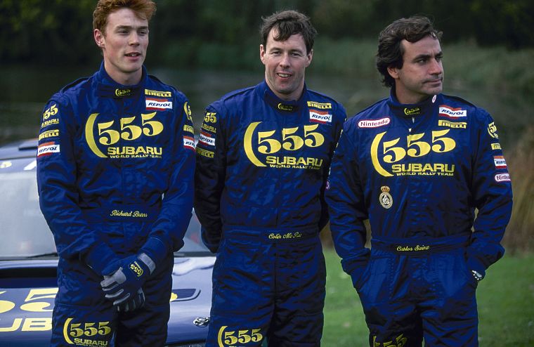 blue, Pilot, rally, Colin McRae, Carlos Sainz, Richard Burns - desktop wallpaper