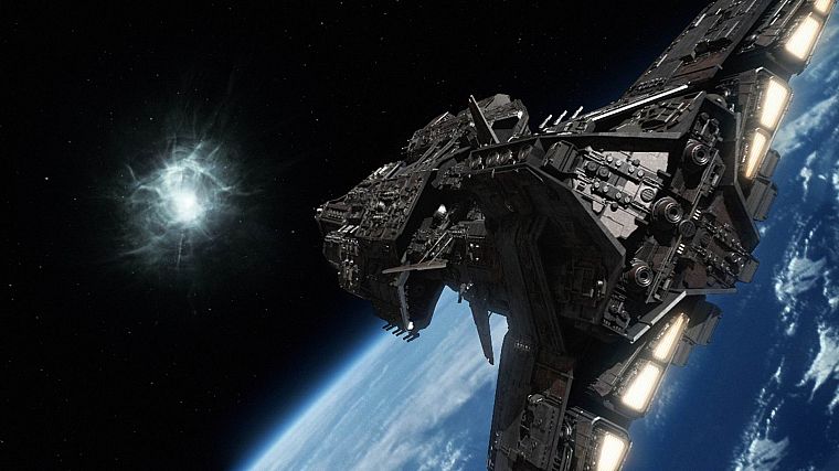 Stargate Atlantis, spaceships, science fiction, vehicles - desktop wallpaper