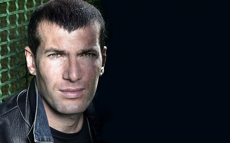 soccer, men, Zinedine Zidane, faces - desktop wallpaper
