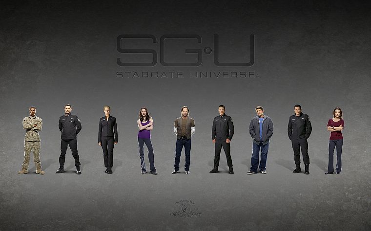 Stargate Universe, Everett Young, Nicholas Rush - desktop wallpaper