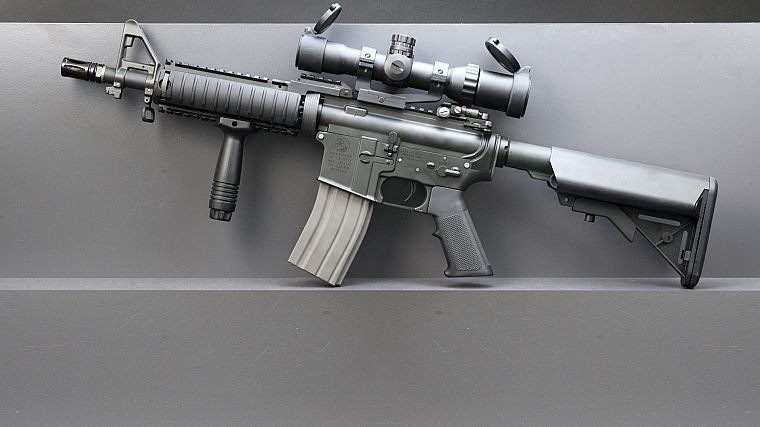 rifles, weapons, M4, Colt, carbine - desktop wallpaper