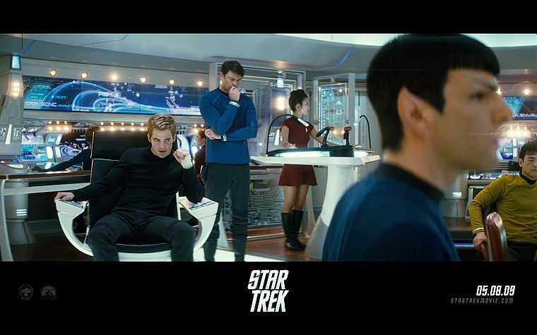 movies, Star Trek, Spock, James T. Kirk - desktop wallpaper