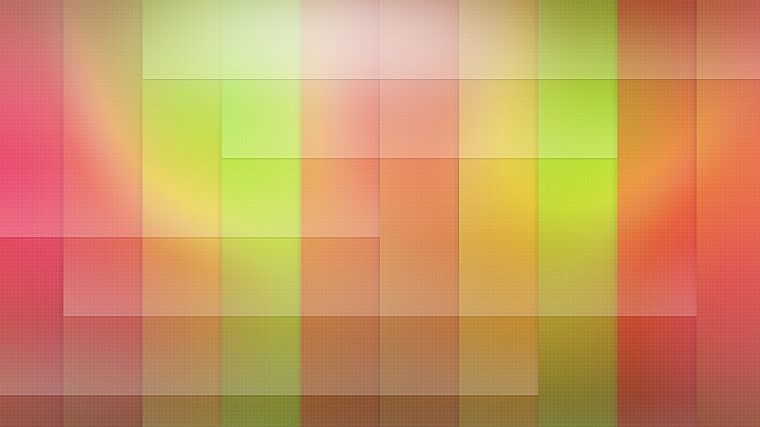 minimalistic, multicolor, pixels - desktop wallpaper