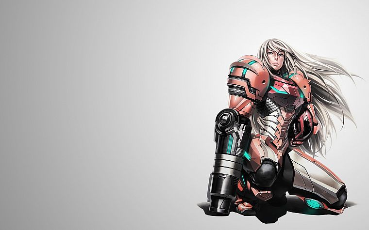 Samus Aran, Metroid Prime - desktop wallpaper
