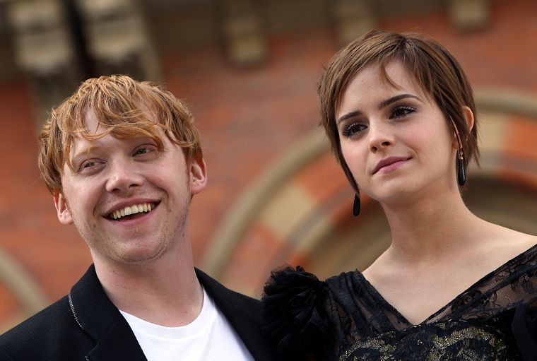Emma Watson, Harry Potter, Harry Potter and the Deathly Hallows, Rupert Grint - desktop wallpaper