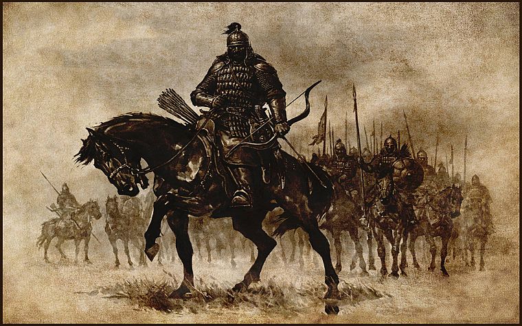 army, archers, horses, Mount&Blade, artwork, medieval - desktop wallpaper