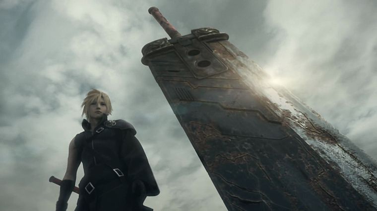 Final Fantasy, Final Fantasy VII Advent Children, weapons, blade, Cloud Strife - desktop wallpaper