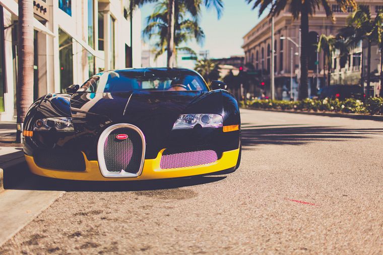 cars, Bugatti Veyron, Los Angeles - desktop wallpaper
