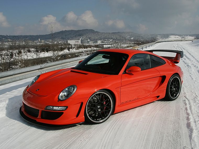 winter, Porsche, cars, vehicles - desktop wallpaper